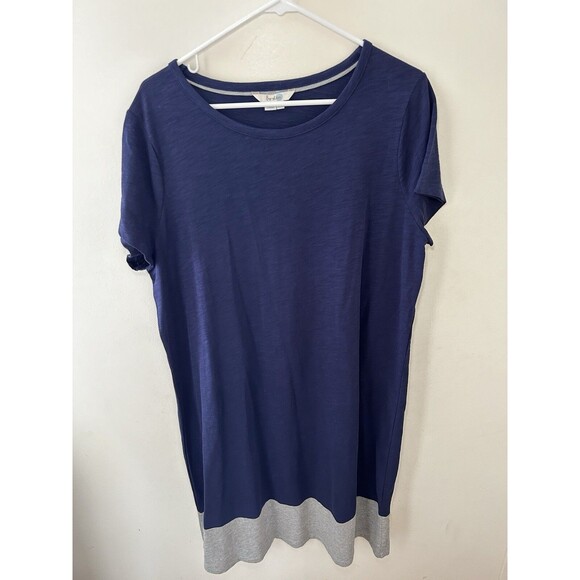 Boden Women’s Size 16 Blue Gray Colorblock Shift Dress Casual Minimalist Sporty - Picture 1 of 4